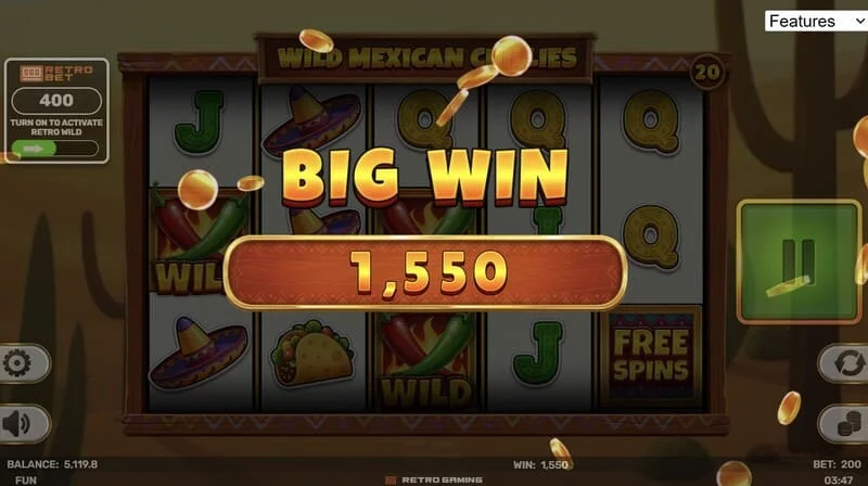 Wild Mexican Chillies – stor gevinst i Free Spins